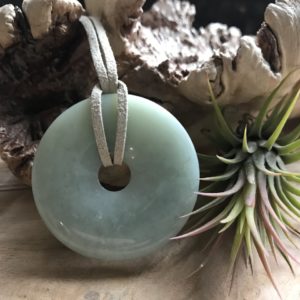 Donut ketting van Chinese Jade