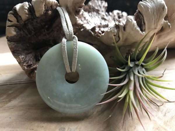 Donut ketting van Chinese Jade