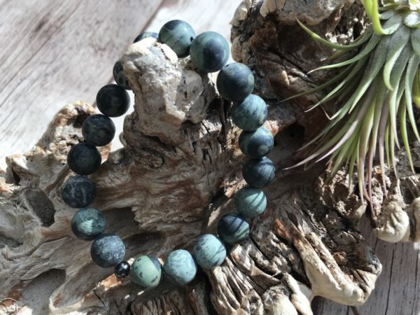 Armband Kambaba Jaspis Frosted 10 mm