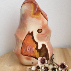 Polychroom Jaspis  vlam sculptuur - Afbeelding 2