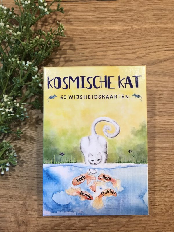Kosmische kat kaarten deck