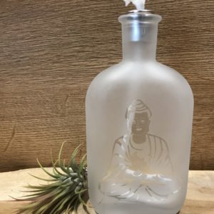 Olielamp fles met Boeddha