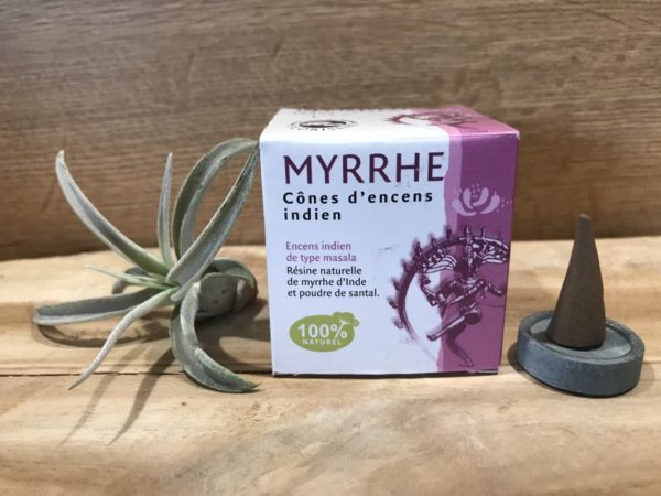 Mirre wierook kegeltjes