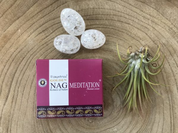 Golden Nag Wierook Kegels Meditatie