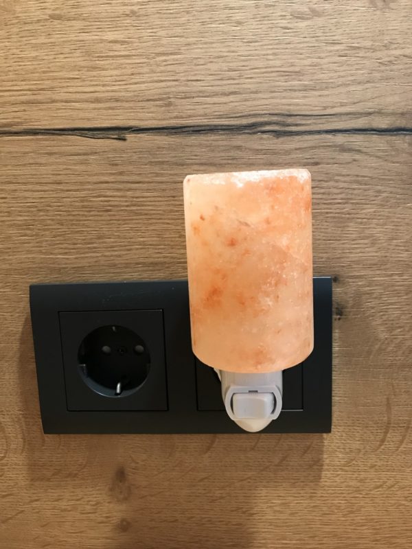 Nachtlampje Himalaya Zoutlamp oranje(cilinder)