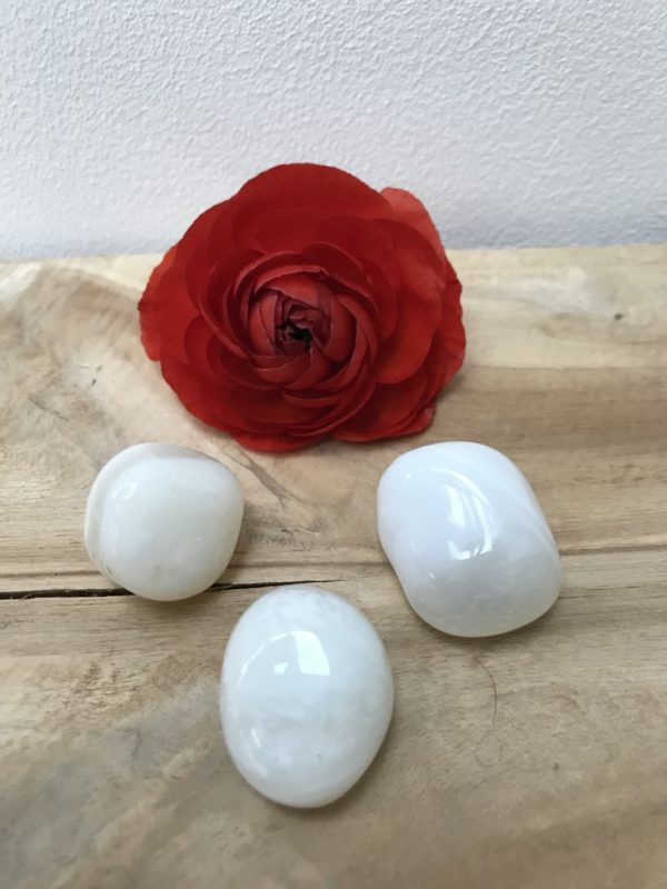 Witte Agaat Trommelsteentjes