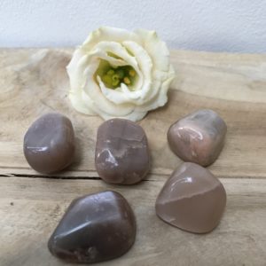 Perzik Maansteen Trommelsteentjes