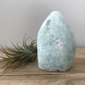Carribean Blue Calciet Sculptuur