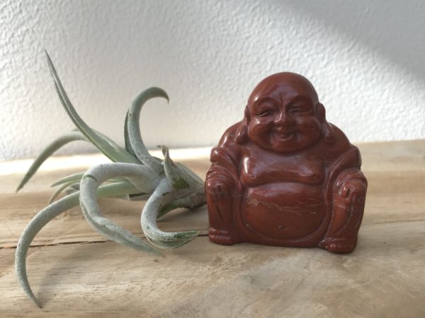 Rode Jaspis Boeddha