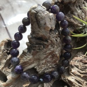 Armband Amethist uit Uruguay 8 mm