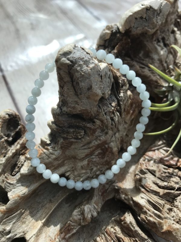 Armband Aquamarijn 4 mm
