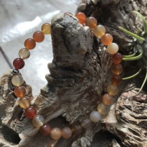 Armband Carneool 6 mm