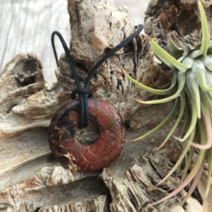Rode Jaspis Donut Ketting nr.2