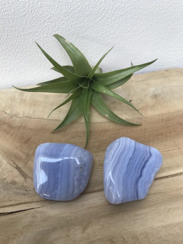 Blauwe Chalcedoon Trommelsteentjes