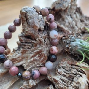 Armbandje Rhodoniet 8 mm