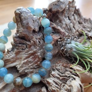 Armband Lemurian Aquatine Calciet 8 mm
