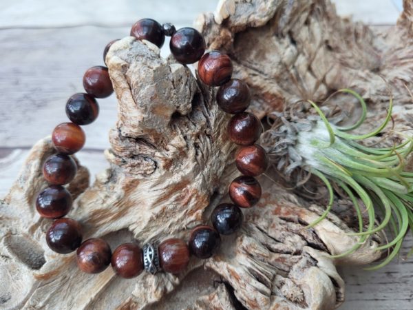 Armband Rode Tijgeroog  10 mm
