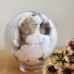 Witte pluim Agaat Bol nr.4