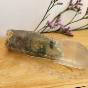 Lemurische  Chloriet Fantoom Kwarts punt nr.1