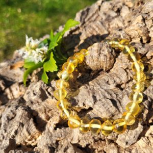 Barnsteen Armband (Licht) 8 mm