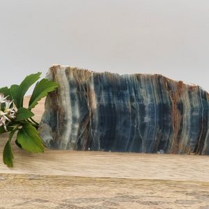 Lemurische Aquatine Calciet Plak staand ruw nr.1