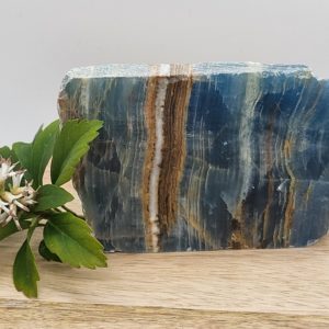 Lemurische Aquatine Calciet Plak staand ruw nr.2